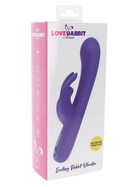 ♀ ToyJoy Love Rabbit Exciting Rabbit Vibrator - Happytoys Sexshop: Toys for Feeling Happy & Easy 😊 - Discreet geleverd