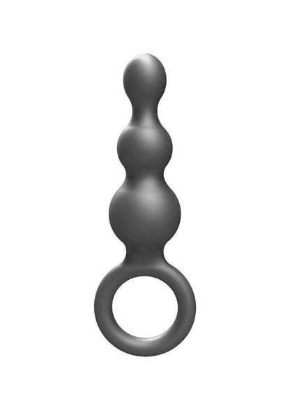 Buttocks The Stuffer 3-Balls Metallic Silicone Plug by ToyJoy - Happytoys Sexshop: Toys for Feeling Happy & Easy 😊 - Discreet geleverd