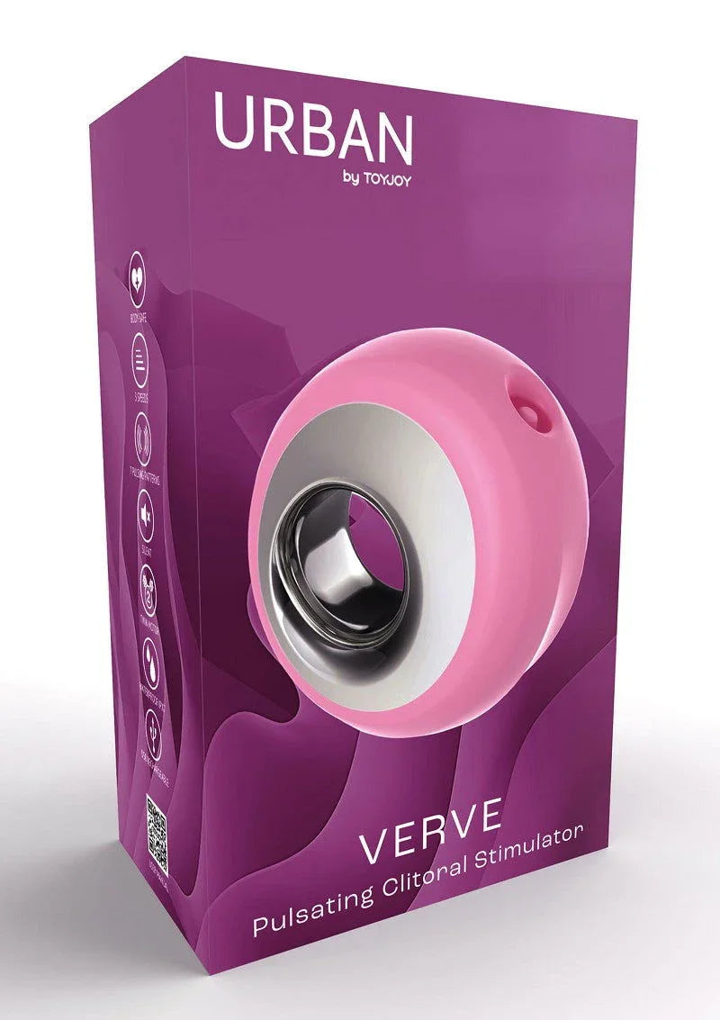ToyJoy Urban VERVE - Pulsating Clitoral Stimulator - Happytoys Sexshop: Toys for Feeling Happy & Easy 😊 - Discreet geleverd