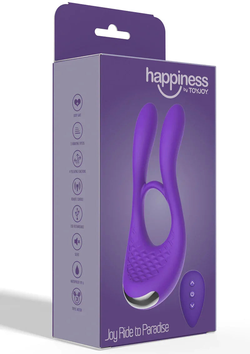 Joy Ride To Paradise C-Ring Remote by Toyjoy - Happytoys Sexshop: Toys for Feeling Happy & Easy 😊 - Discreet geleverd