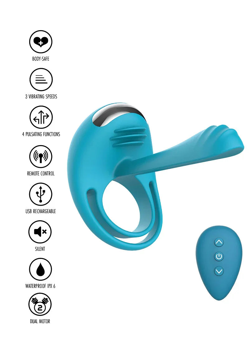Passionate Joy Stick C-Ring Remote by ToyJoy - Happytoys Sexshop: Toys for Feeling Happy & Easy 😊 - Discreet geleverd