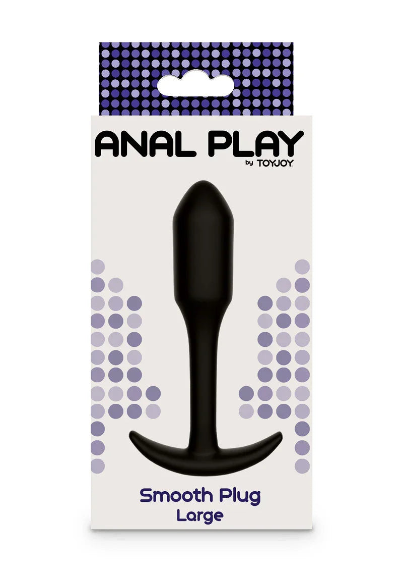 Smooth Anal Plug Large by ToyJoy - Happytoys Sexshop: online sex shop for Feeling Happy & Easy 😊 - Discreet geleverd