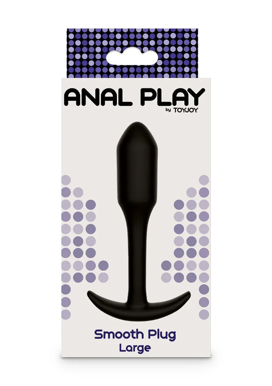 Smooth Anal Plug Large by ToyJoy - Happytoys Sexshop: online sex shop for Feeling Happy & Easy 😊 - Discreet geleverd