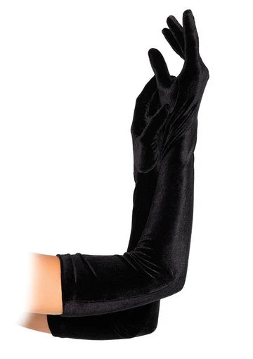 Bestel: Velvet Opera Length Gloves by Leg Avenue - bij Happytoys: de erotische sex webshop | liever Happy dan Easy ⭐⭐⭐⭐⭐