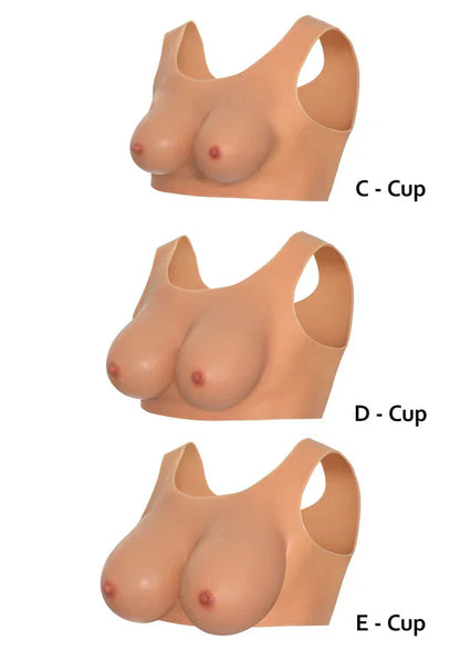 Wearable Breasts Top D Cup by Hidden Desire - Happytoys Sexshop: Toys for Feeling Happy & Easy 😊 - Discreet geleverd