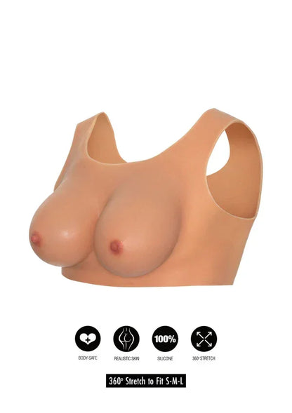 Wearable Breasts Top C Cup by Hidden Desire - Happytoys Sexshop: online sex shop for Feeling Happy & Easy 😊 - Discreet geleverd