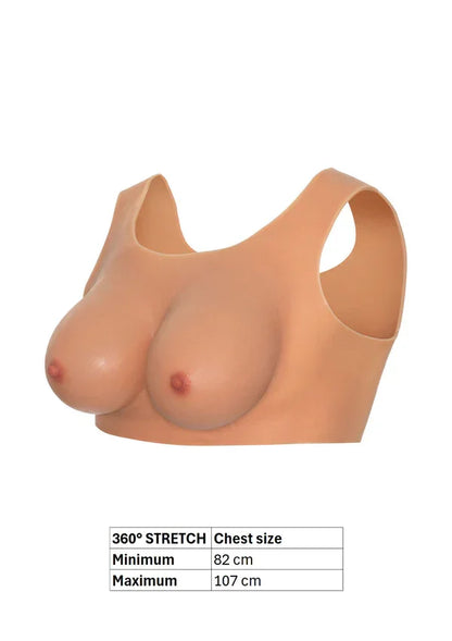 Wearable Breasts Top E Cup by Hidden Desire - Happytoys Sexshop: Toys for Feeling Happy & Easy 😊 - Discreet geleverd