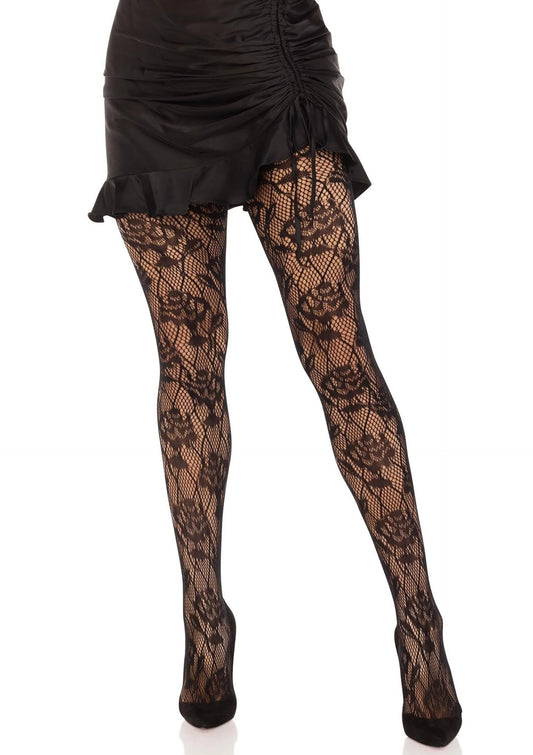 Bestel: Wild Rose Net Pantyhose by Leg Avenue - bij Happytoys: de erotische sex webshop | liever Happy dan Easy ⭐⭐⭐⭐⭐