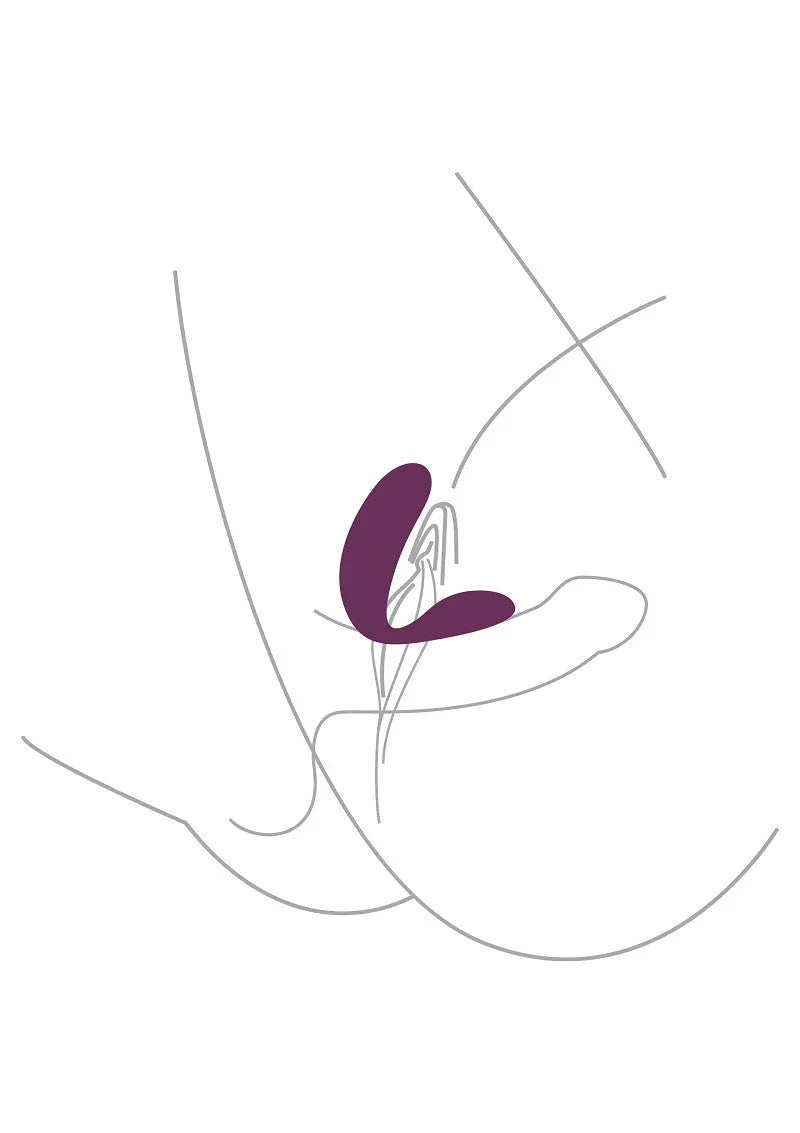 Bound Love Couples Vibrator by Xocoon - Happytoys Sexshop: Toys for Feeling Happy & Easy 😊 - Discreet geleverd