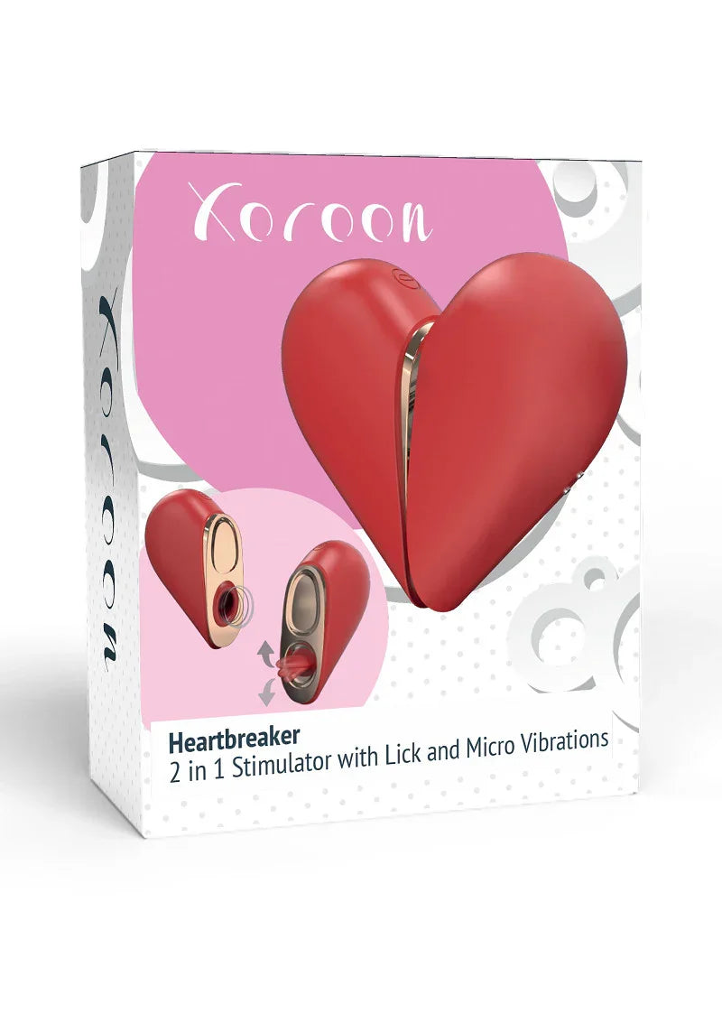 Heartbreaker 2-in-1 Stimulator by Xocoon - Happytoys Sexshop: Toys for Feeling Happy & Easy 😊 - Discreet geleverd