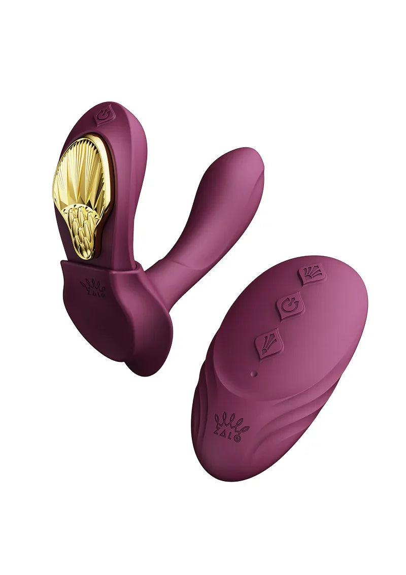 Aya Wearable Vibrator Purple by Zalo - Happytoys Sexshop: Toys for Feeling Happy & Easy 😊 - Discreet geleverd