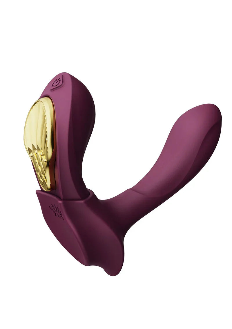 Aya Wearable Vibrator Purple by Zalo - Happytoys Sexshop: Toys for Feeling Happy & Easy 😊 - Discreet geleverd