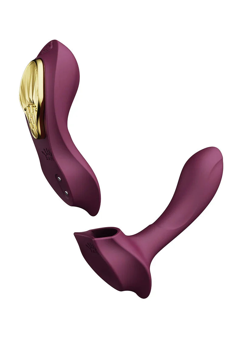 Aya Wearable Vibrator Purple by Zalo - Happytoys Sexshop: Toys for Feeling Happy & Easy 😊 - Discreet geleverd