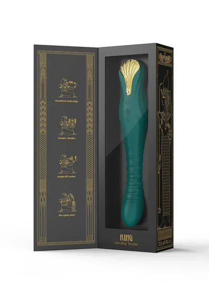 King Thruster Green by Zalo - Happytoys Sexshop: Toys for Feeling Happy & Easy 😊 - Discreet geleverd