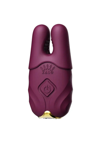 Nave Vibrating Nipple Clamps Purple by Zalo - Happytoys Sexshop: Toys for Feeling Happy & Easy 😊 - Discreet geleverd