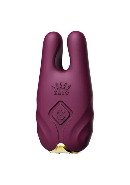 Nave Vibrating Nipple Clamps Purple by Zalo - Happytoys Sexshop: Toys for Feeling Happy & Easy 😊 - Discreet geleverd
