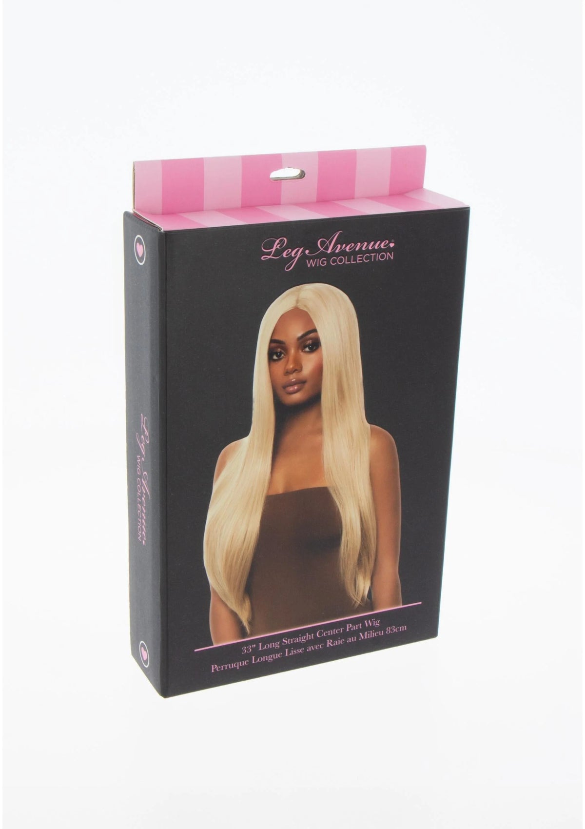 Bestel: Long Straight Center Part Wig by Leg Avenue - bij Happytoys: de erotische sex webshop | liever Happy dan Easy ⭐⭐⭐⭐⭐