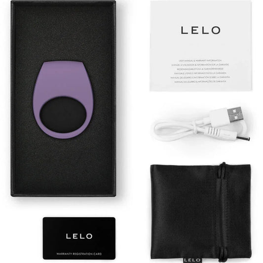 LELO - TOR 3 VIOLET VIBRATOR RING - Happytoys Sexshop: online sex shop for Feeling Happy & Easy 😊 - Discreet geleverd