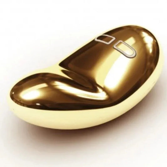 LELO - YVA MASTURBATOR WITH GOLD VIBRATION - Happytoys Sexshop: online sex shop for Feeling Happy & Easy 😊 - Discreet geleverd