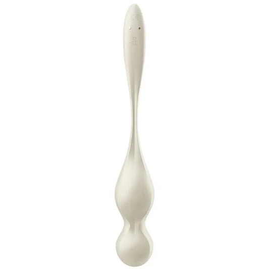 SATISFYER - LOVE BIRDS VIBRATING KEGEL BALLS WHITE - Happytoys Sexshop: online sex shop for Feeling Happy & Easy 😊 - Discreet geleverd