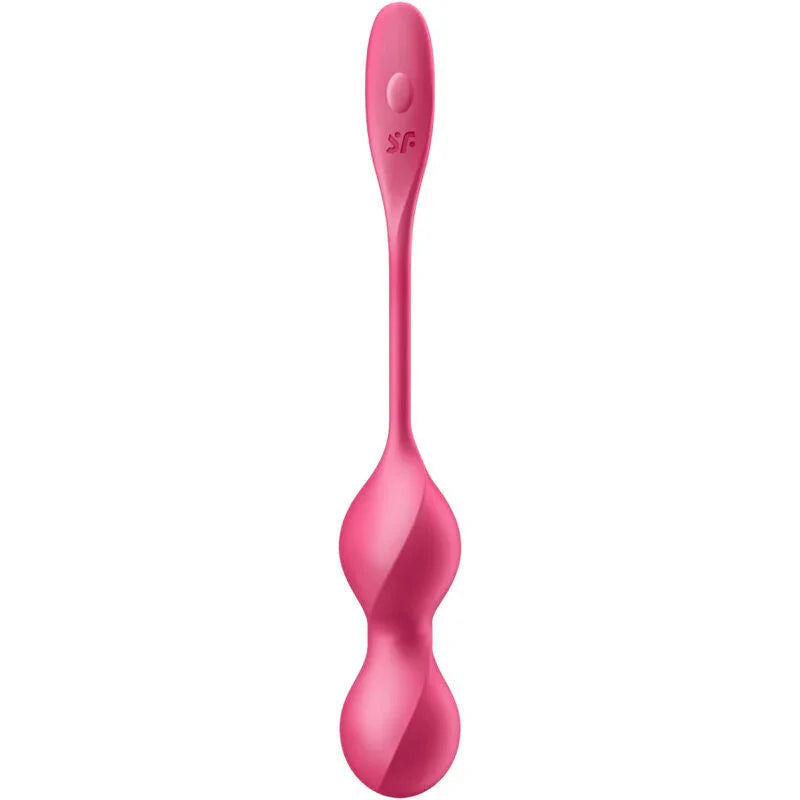 SATISFYER - LOVE BIRDS 2 VIBRATING KEGEL BALLS + FREE APP - Happytoys Sexshop: online sex shop for Feeling Happy & Easy 😊 - Discreet geleverd