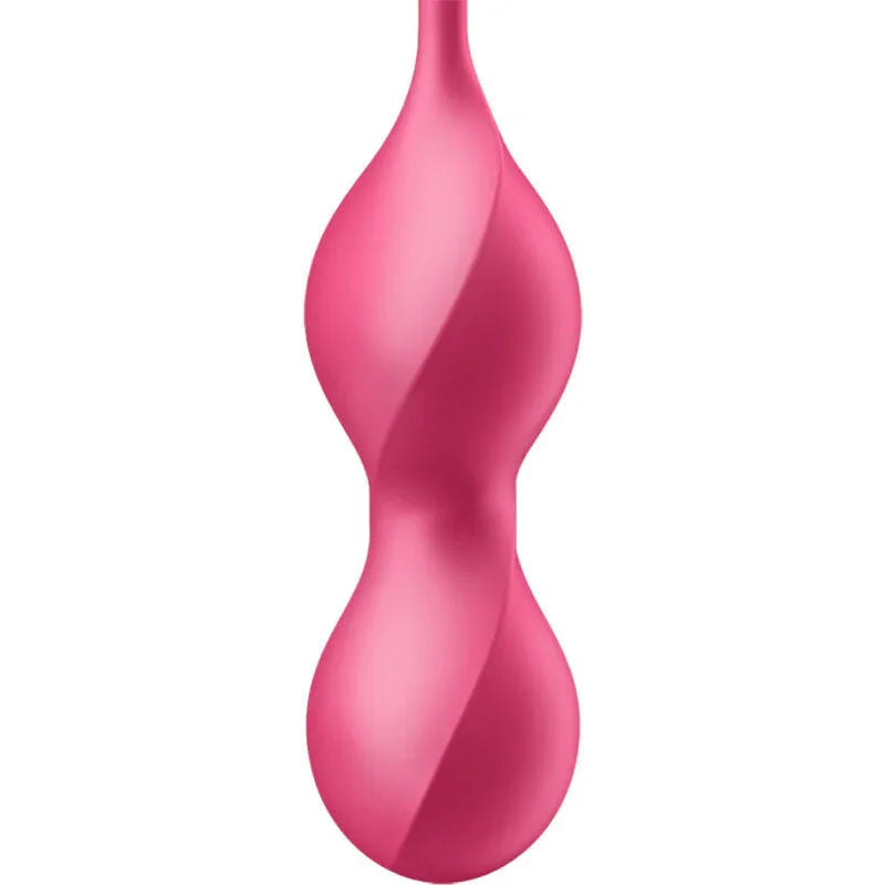 SATISFYER - LOVE BIRDS 2 VIBRATING KEGEL BALLS + FREE APP - Happytoys Sexshop: online sex shop for Feeling Happy & Easy 😊 - Discreet geleverd