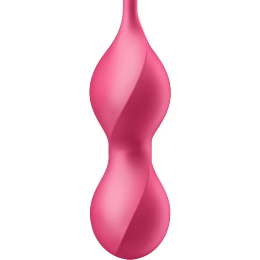 SATISFYER - LOVE BIRDS 2 VIBRATING KEGEL BALLS + FREE APP - Happytoys Sexshop: online sex shop for Feeling Happy & Easy 😊 - Discreet geleverd