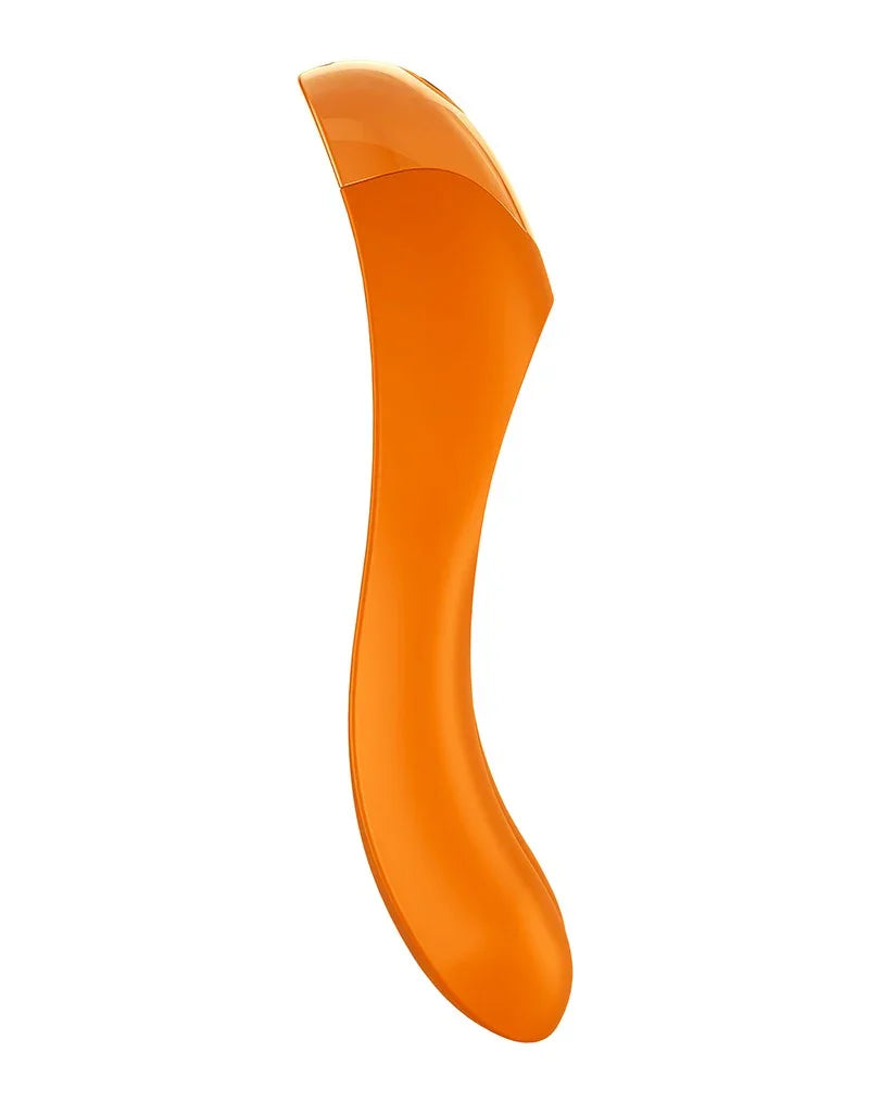Satisfyer Candy Cane - Vinger Vibrator - Orange By Satisfyer - Happytoys Sexshop: online sex shop for Feeling Happy & Easy 😊 - Discreet geleverd