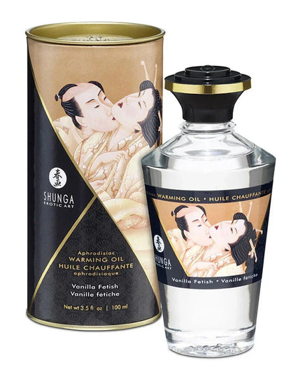 Bestel: Warming Oil - Vanilla Fetish - 100 ml by Shunga - bij Happytoys.nl, happytoys.be, Happytoys.ae: erotische sex webshop | liever Happy dan Easy ⭐⭐⭐⭐⭐