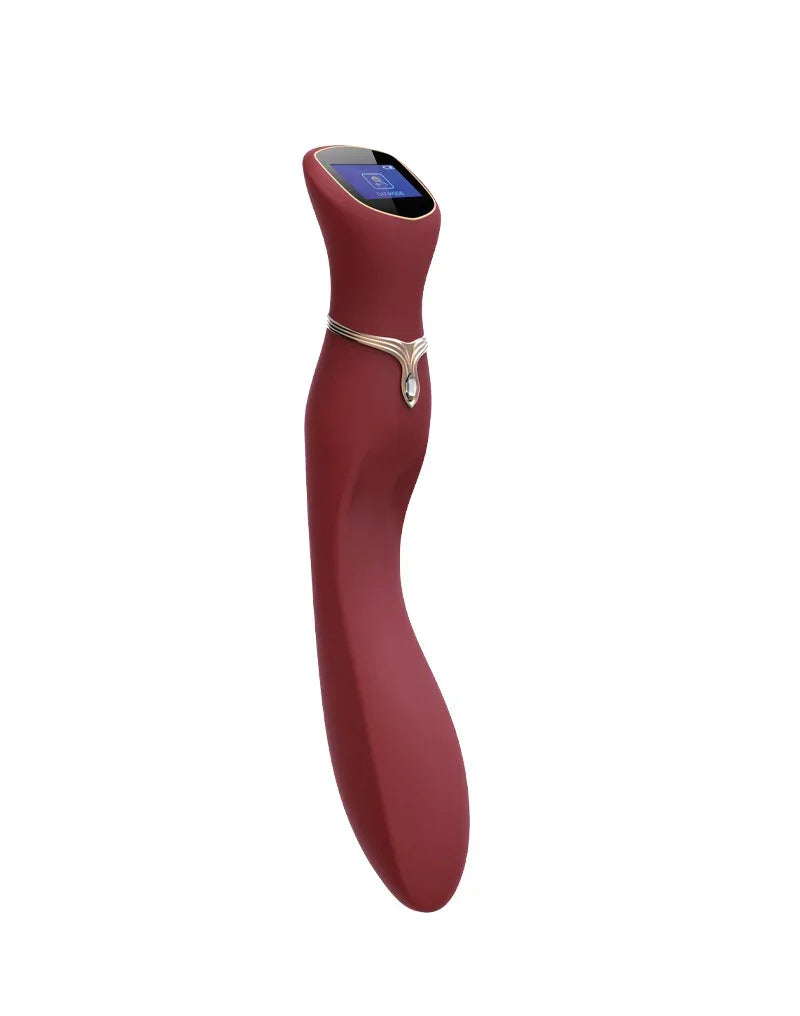 Viotec - Chance - G-Spot massager - Goud & Wijnrood - Happytoys Sexshop: Toys for Feeling Happy & Easy 😊 - Discreet geleverd